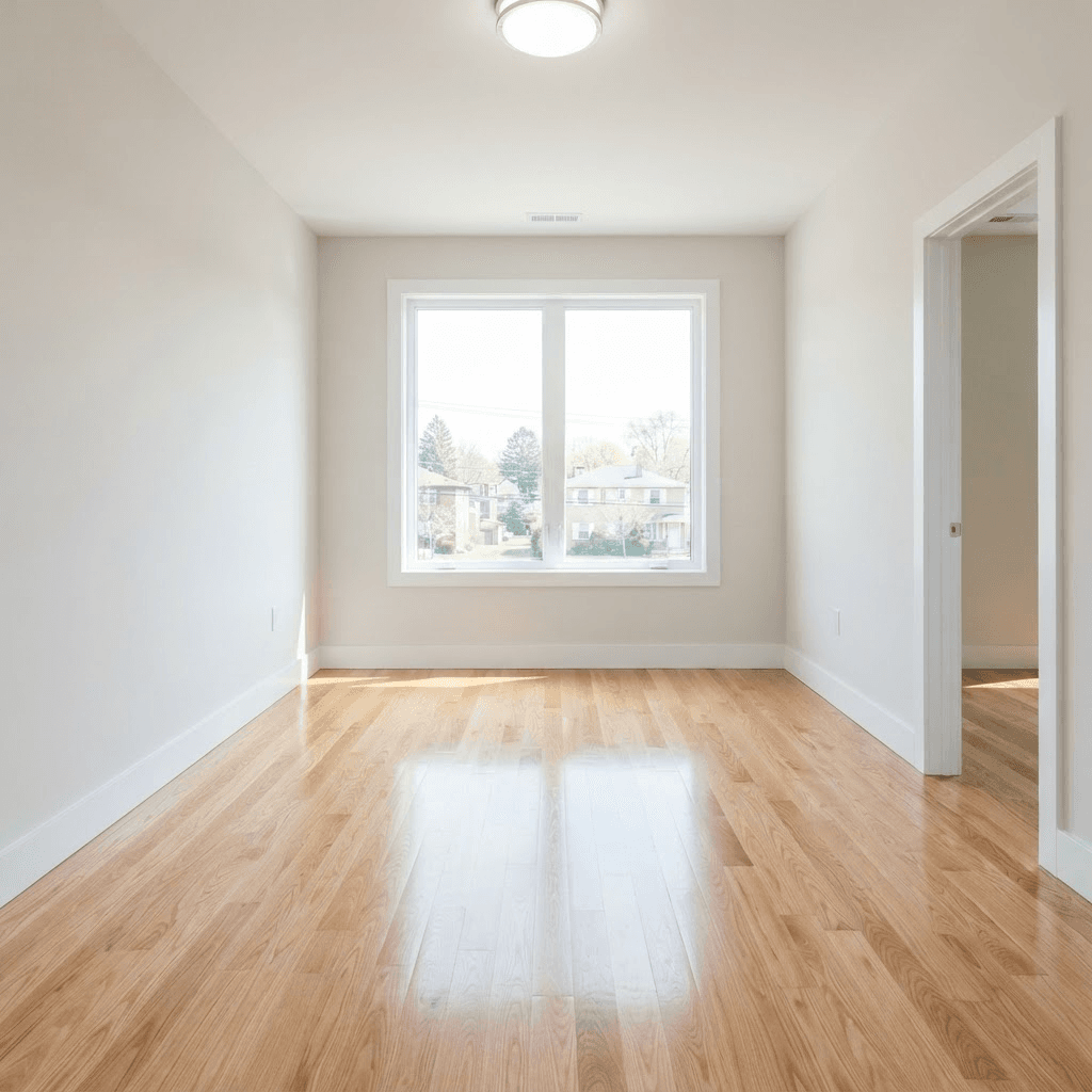 Example move-ready apartment after professional cleaning