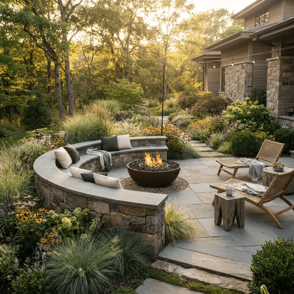 Sample outdoor living landscaping project