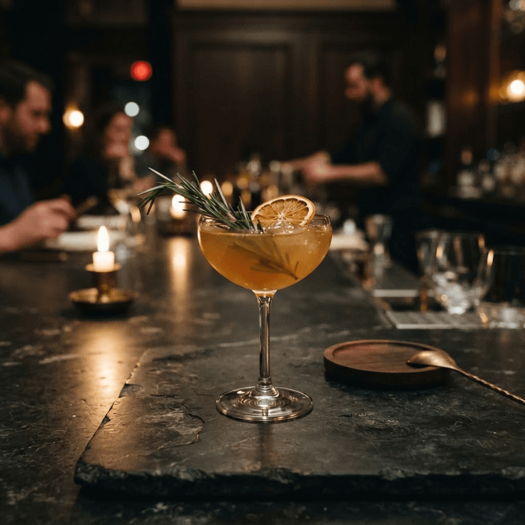 Rosemary citrus cocktail
