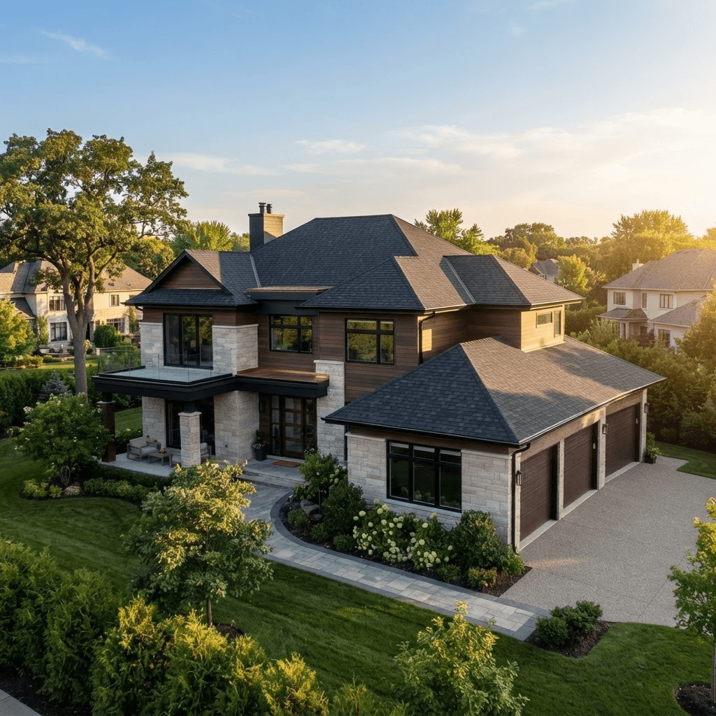 Sample premium completed residential roof